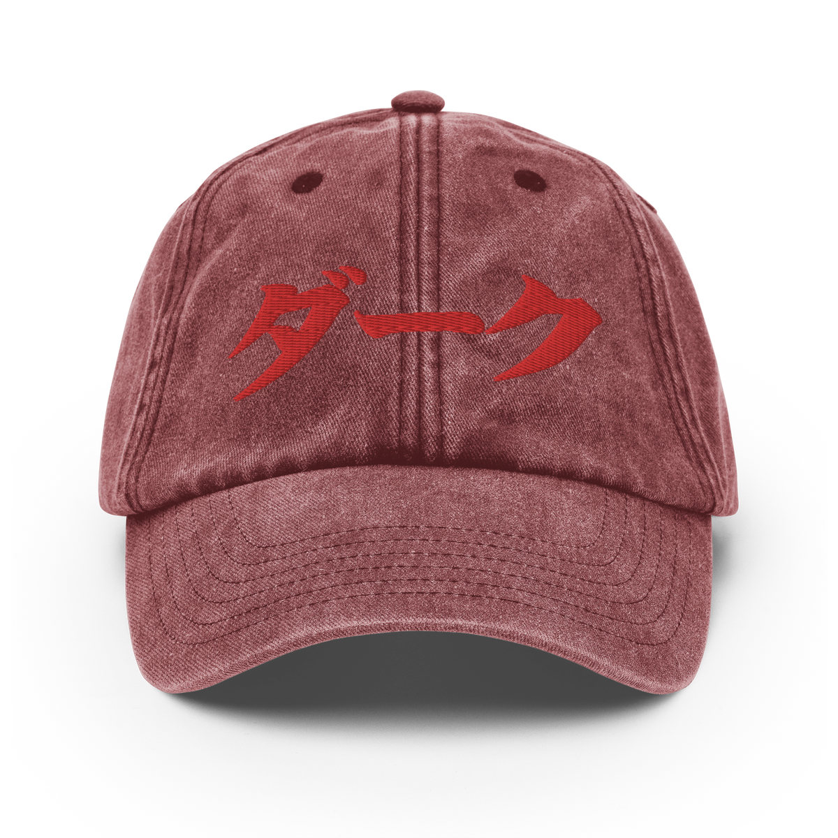 Dxrk ダーク - Embroided (ダーク) Washed Hat.